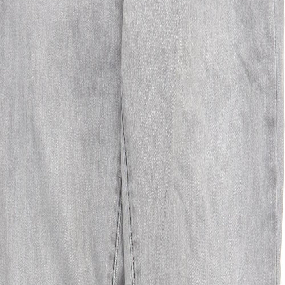 J Brand Womens Grey Cotton Skinny Jeans Size 28 in Regular Zip