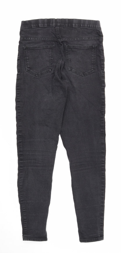 Marks & Spencer Womens Black Cotton Jegging Jeans Size 10 Regular