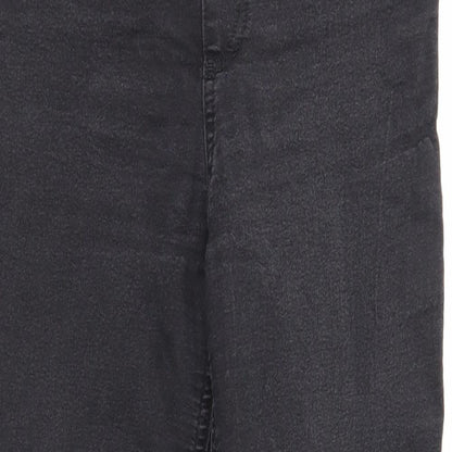 Marks & Spencer Womens Black Cotton Jegging Jeans Size 10 Regular