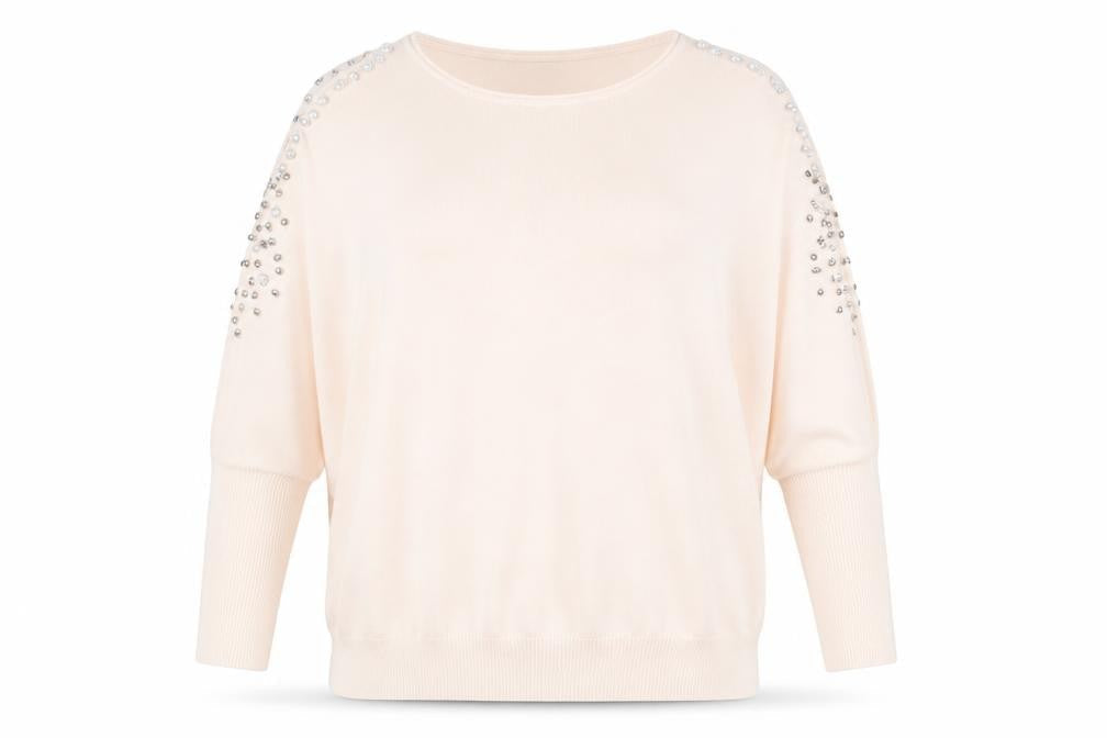TU Womens Pink Round Neck Viscose Pullover Jumper Size L