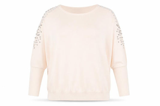 Tu Womens Pink Round Neck Viscose Pullover Jumper Size L