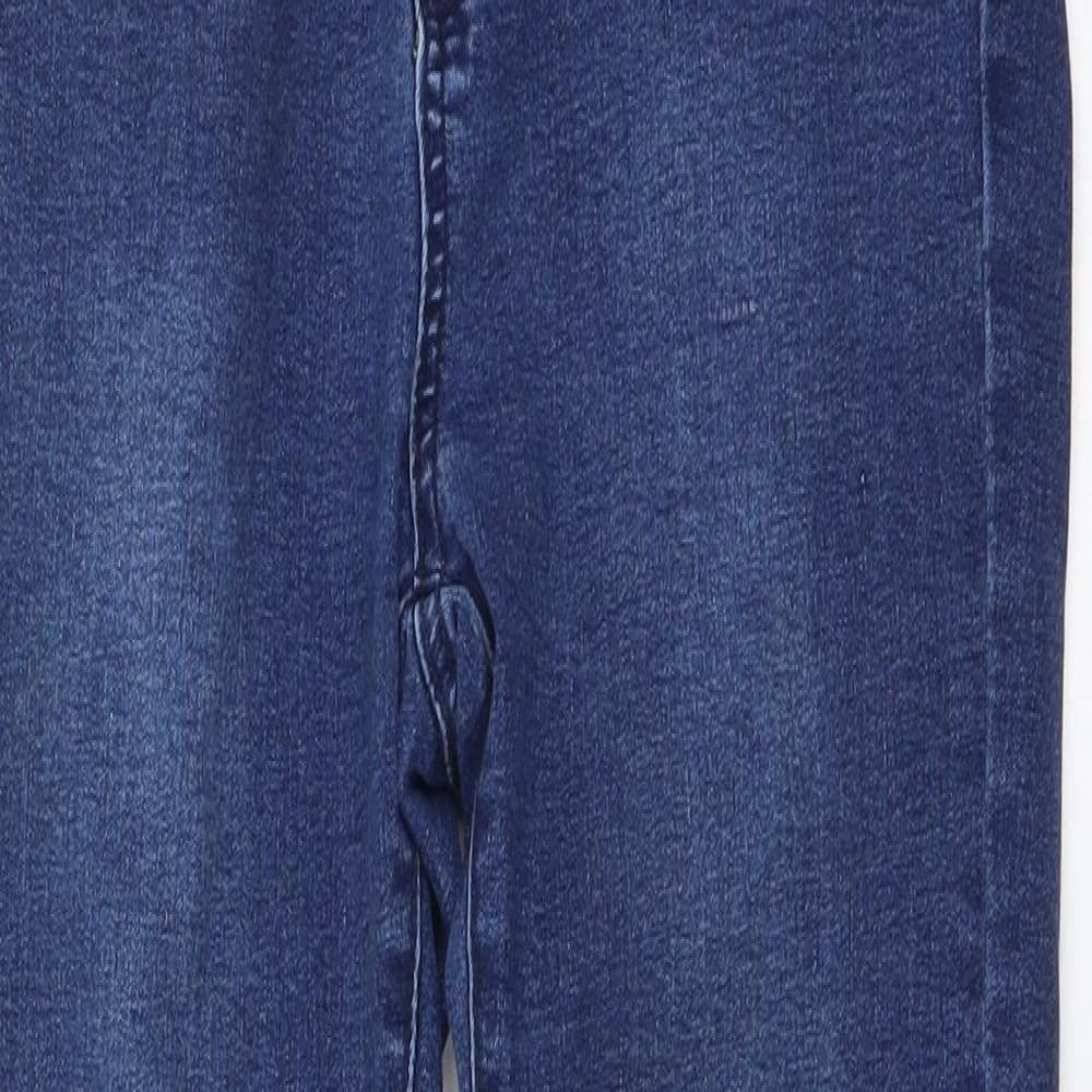 SheIn Womens Blue Cotton Skinny Jeans Size M L25 in Regular Button