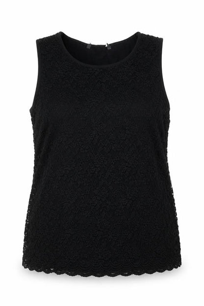 Preworn Womens Black Nylon Basic Blouse Size 18 Boat Neck