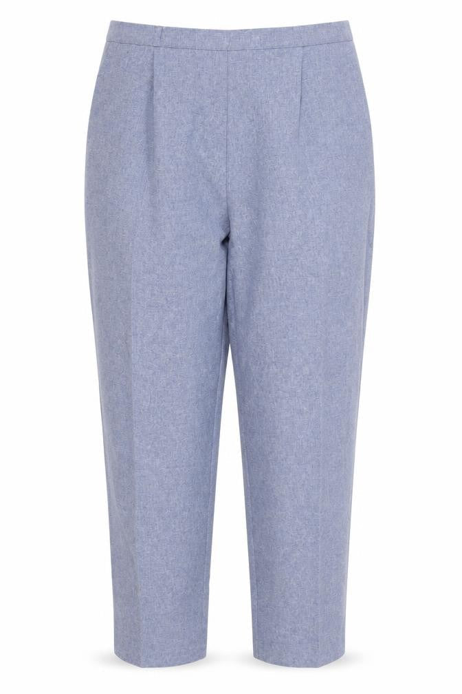 Classics Womens Blue Polyester Trousers Size 20 Regular