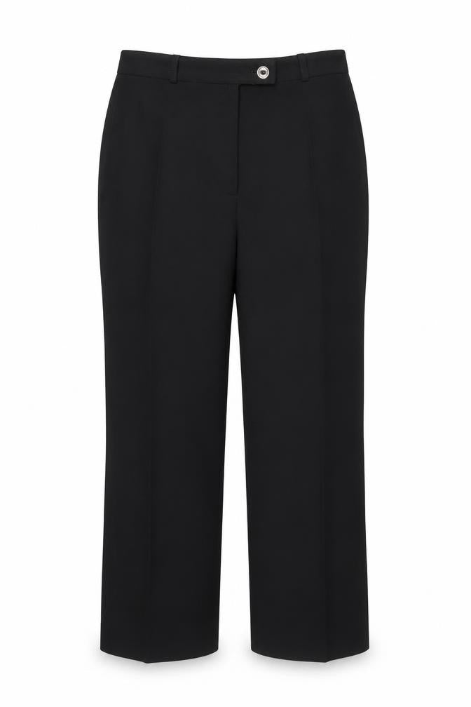 Simorra Womens Black Polyester Trousers Size 10 Regular Zip