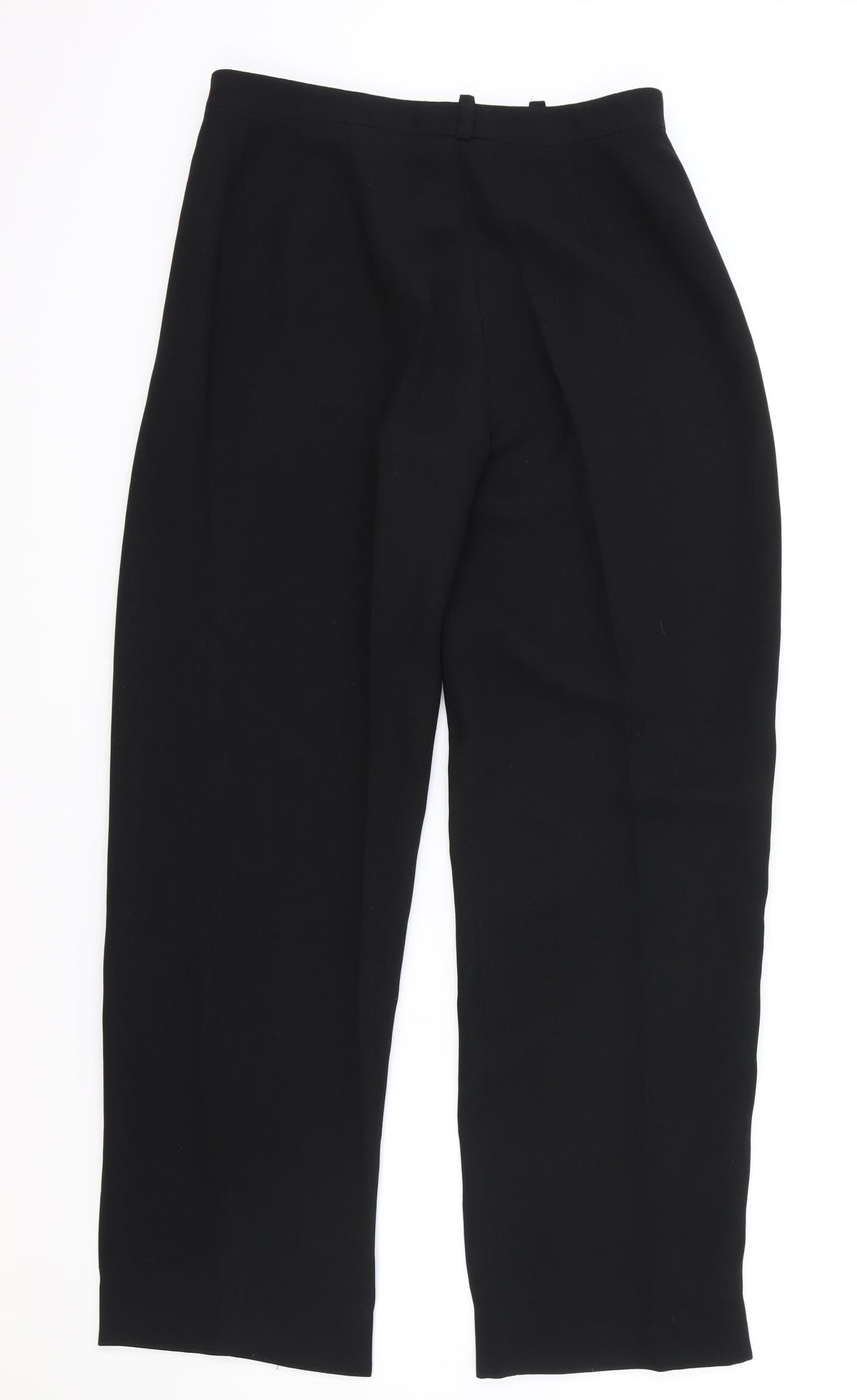 Simorra Womens Black Polyester Trousers Size 10 Regular Zip