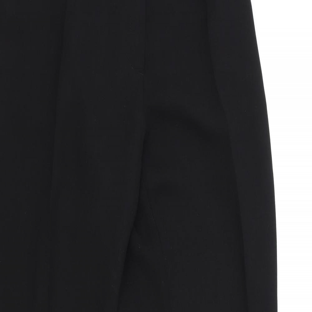 Simorra Womens Black Polyester Trousers Size 10 Regular Zip
