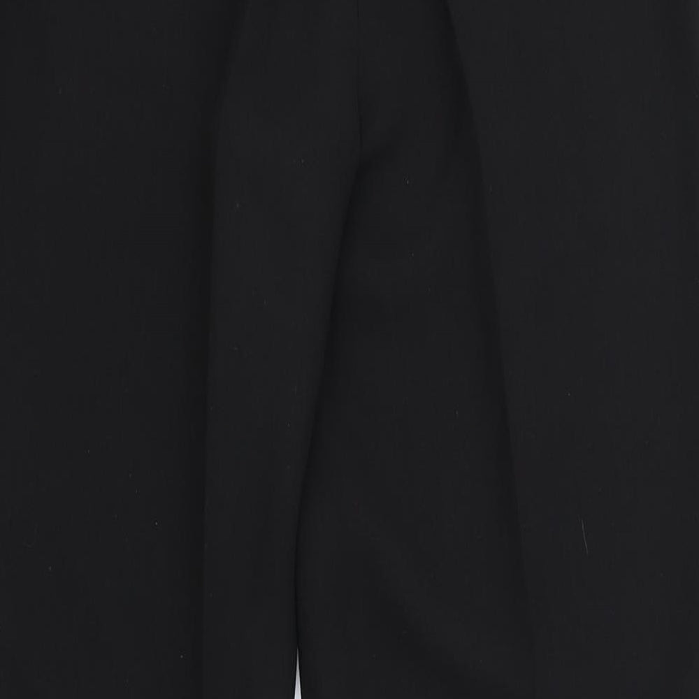 Simorra Womens Black Polyester Trousers Size 10 Regular Zip