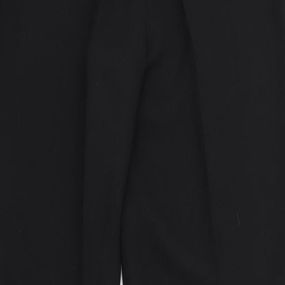 Simorra Womens Black Polyester Trousers Size 10 Regular Zip