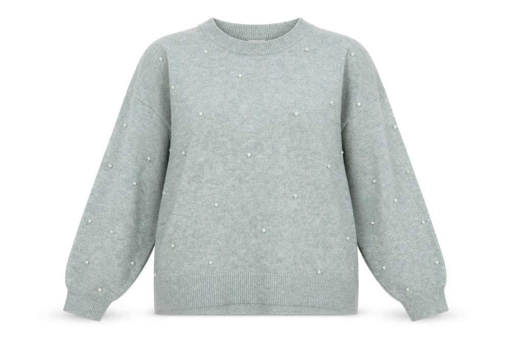 H&M Womens Green Round Neck Polyester Pullover Jumper Size XL