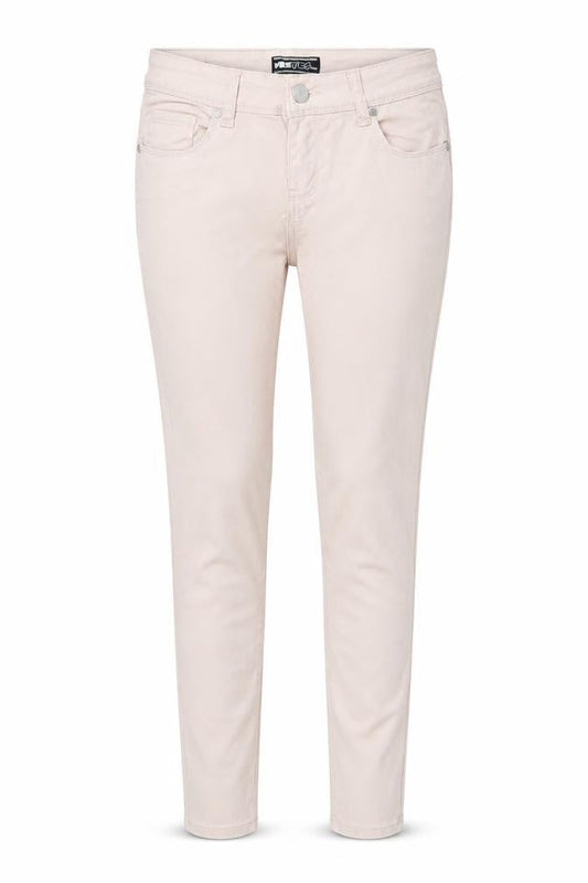YesYEs Womens Pink Cotton Skinny Jeans Size 12 Regular Zip