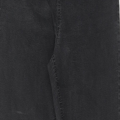 Marks & Spencer Womens Black Cotton Jegging Jeans Size 30 in Regular