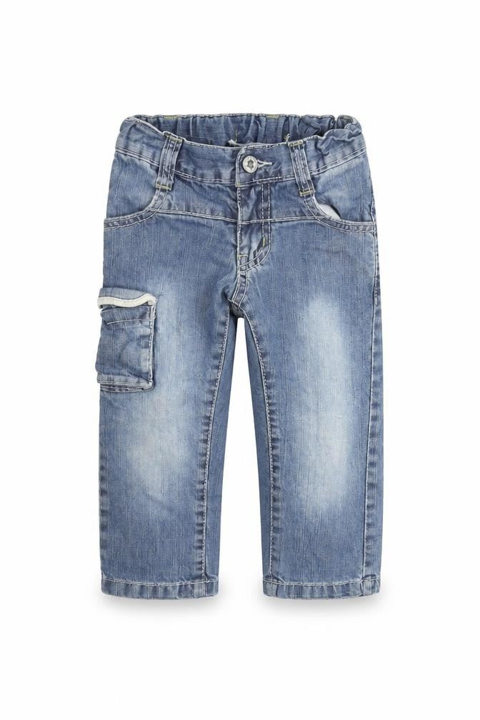 ativo Baby Blue 100% Cotton Jogger Jeans Size 24 Months Zip