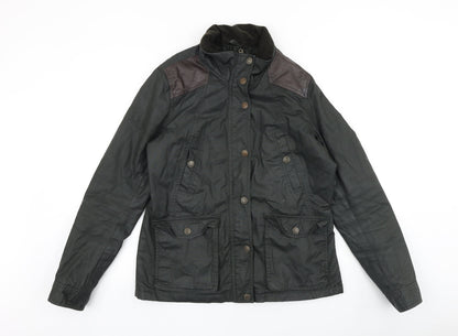 H&M Womens Green Jacket Size 8 Zip