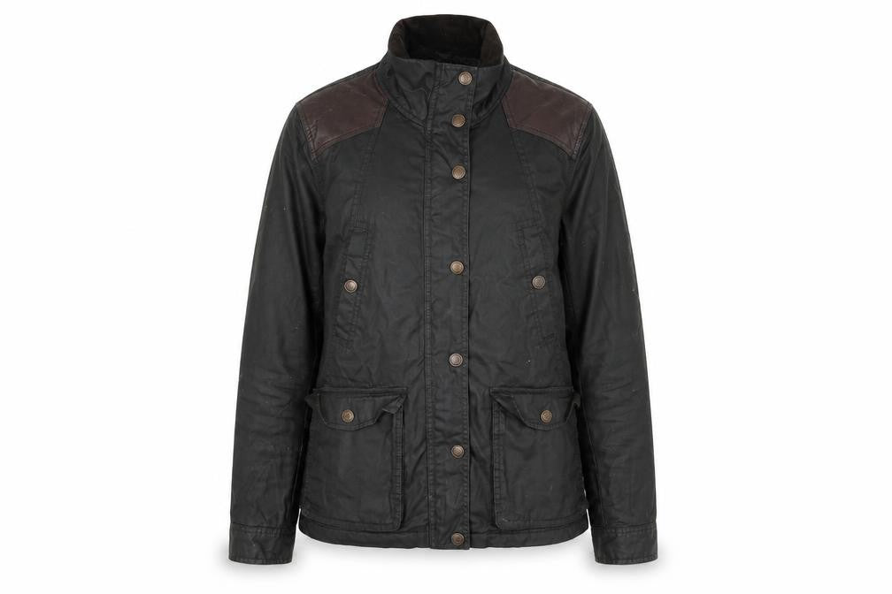 H&M Womens Green Jacket Size 8 Zip