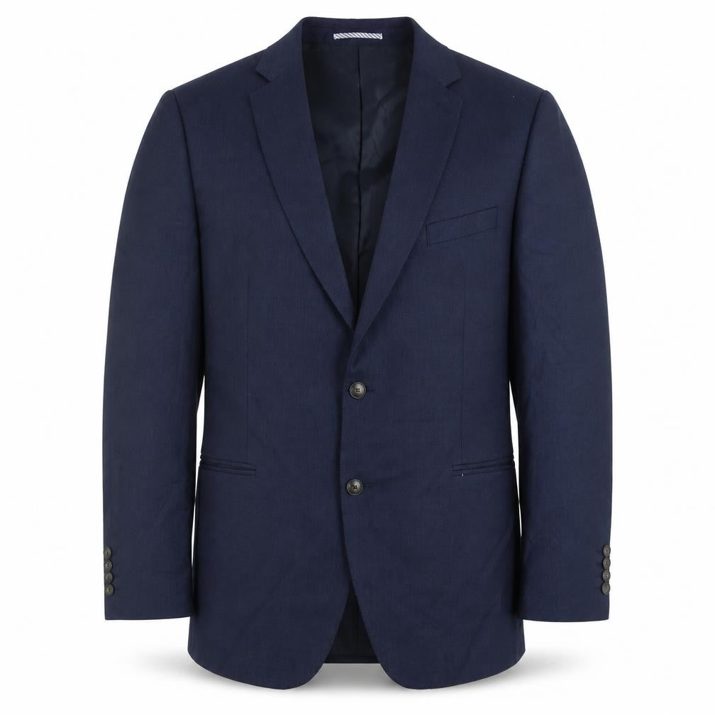 Marks & Spencer Mens Blue Polyester Jacket Blazer Size 44 Regular