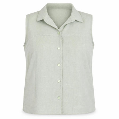 Roberto Celli Womens Green Polyester Basic Tank Size 18 V-Neck
