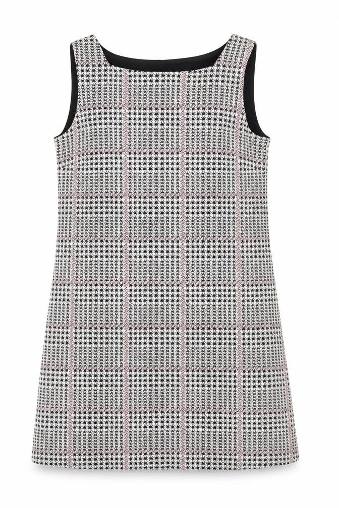 Dorothy Perkins Womens Multicoloured Plaid Polyester A-Line Size 10 Square Neck Pullover