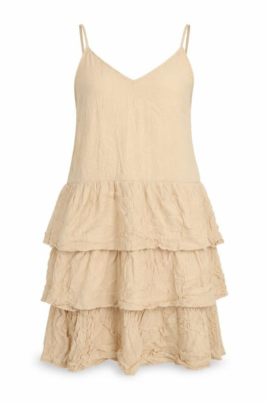River Island Womens Pink Polyester Slip Dress Size 8 V-Neck Pullover