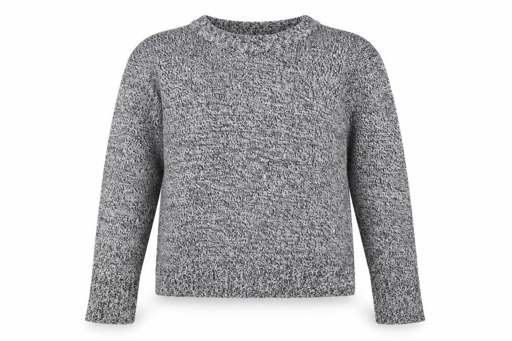 Divided Womens Black Round Neck Acrylic Pullover Jumper Size M
