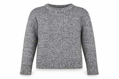 Divided Womens Black Round Neck Acrylic Pullover Jumper Size M