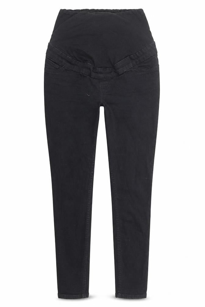 New Look Womens Black Herringbone Cotton Skinny Jeans Size 10 Regular