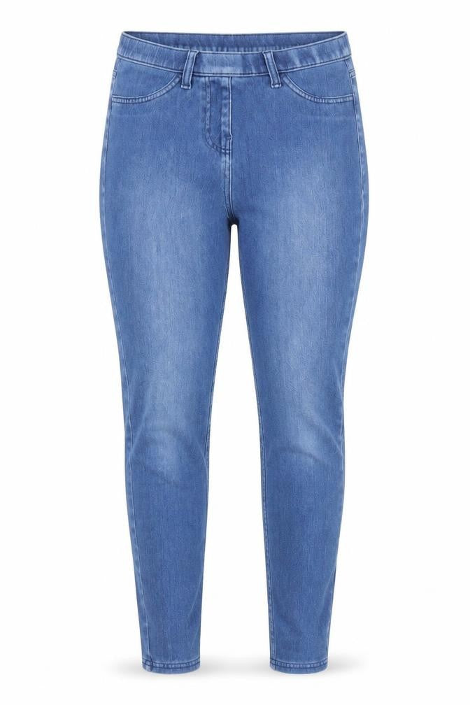 Marks & Spencer Womens Blue Cotton Skinny Jeans Size 10 Regular
