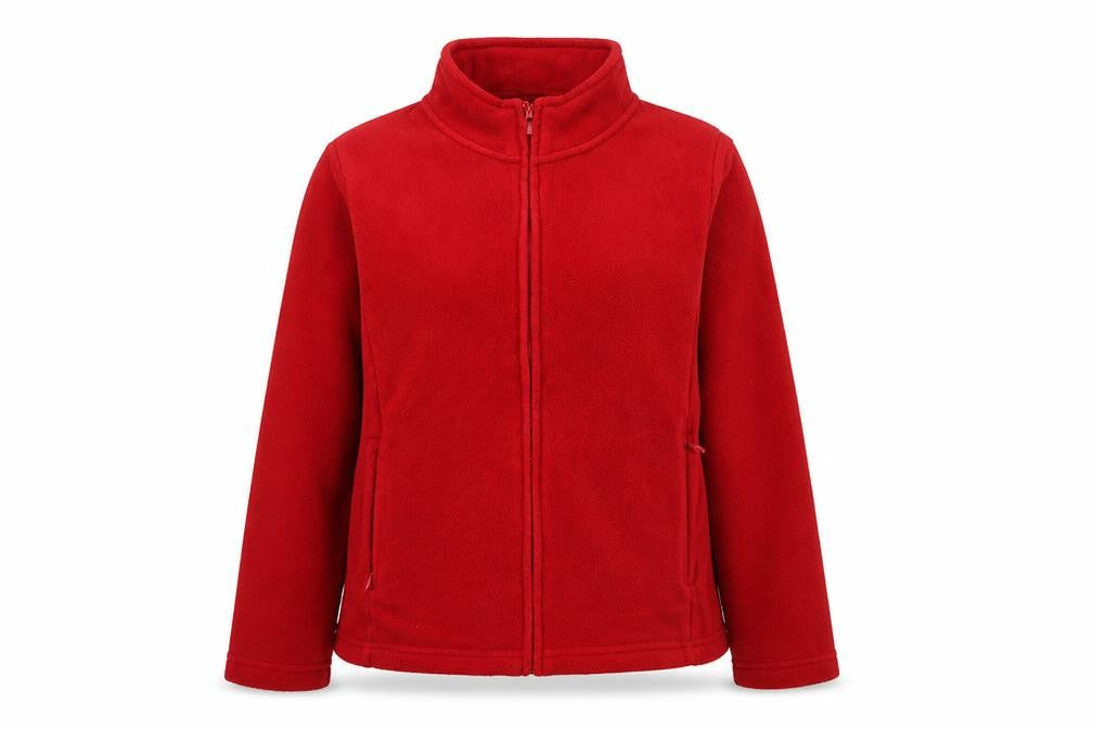 Isle Womens Red Jacket Size 10 Zip