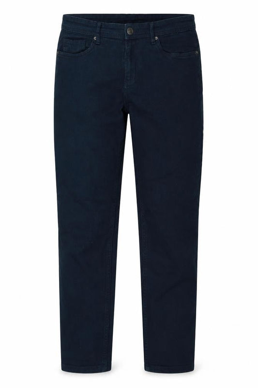 Denim & Co. Womens Blue Cotton Straight Jeans Size 28 in L32 in Regular Zip