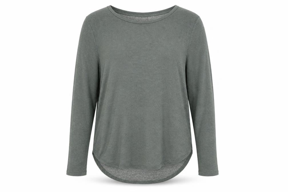 H&M Womens Green Boat Neck Polyester Pullover Jumper Size L