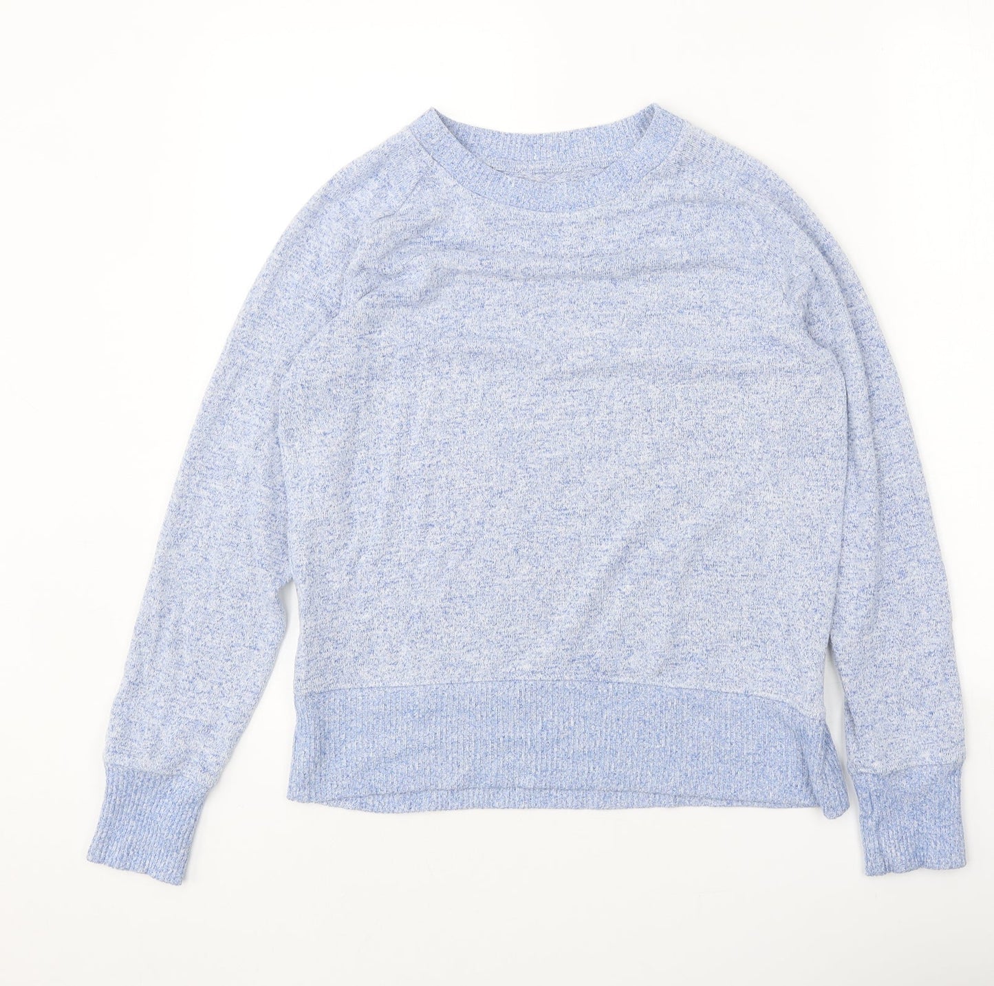 NEXT Womens Blue Round Neck Viscose Pullover Jumper Size 8