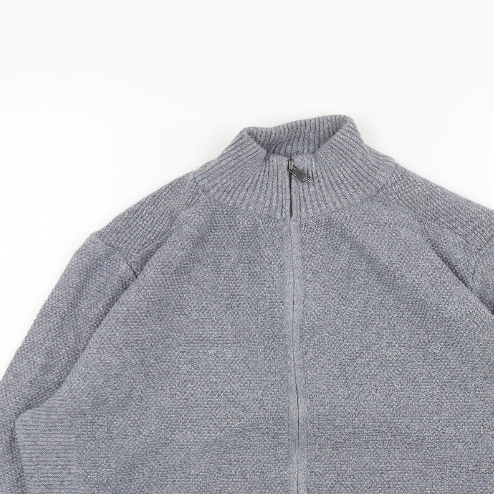 Marks and Spencer Mens Blue Jacket Size L Zip