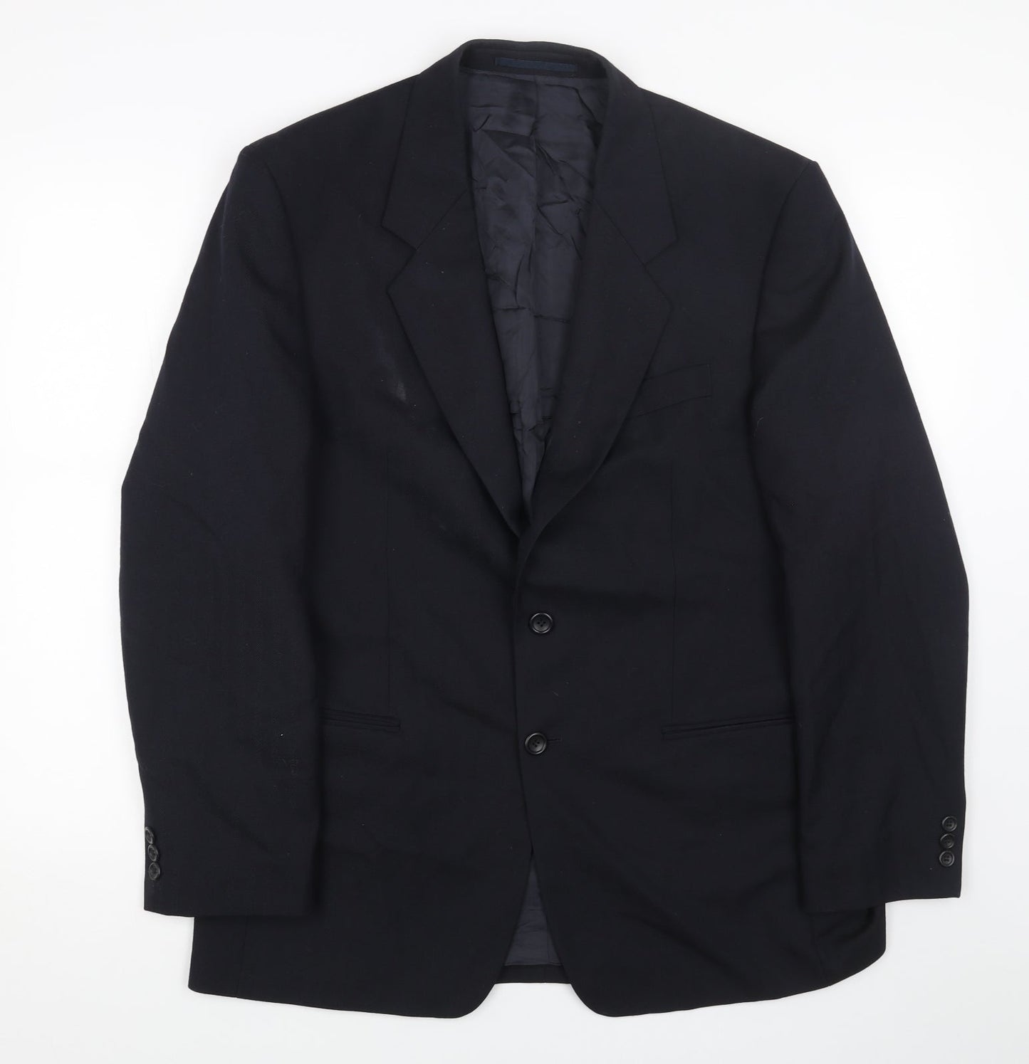 chatleys Mens Blue Viscose Jacket Blazer Size 40 Regular