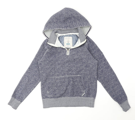 Horseware Womens Blue Cotton Pullover Hoodie Size 2XS Zip