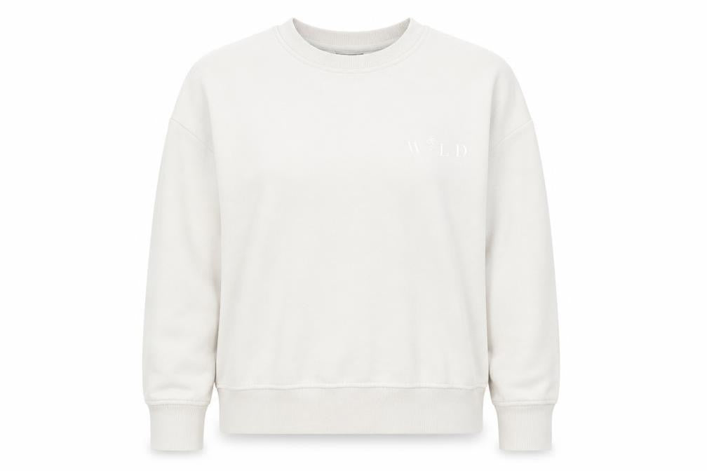 Primark Womens Beige Cotton Pullover Sweatshirt Size S Pullover - Wild