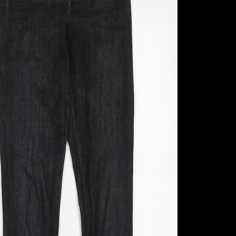 H&M Womens Black Cotton Skinny Jeans Size 25 in L32 in Regular Zip