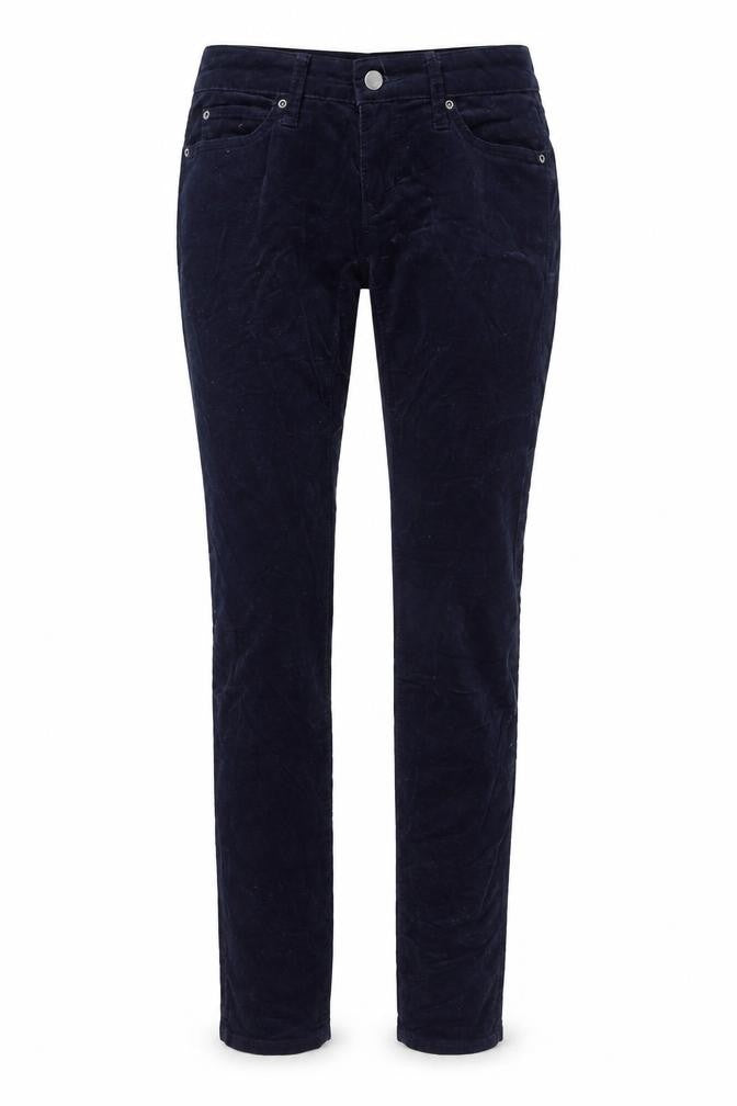 Gap Womens Blue Cotton Trousers Size 24 in Regular Zip