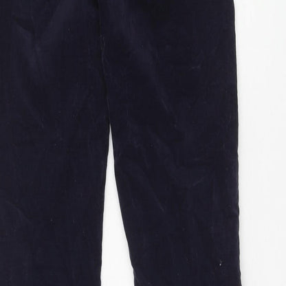 Gap Womens Blue Cotton Trousers Size 24 in Regular Zip