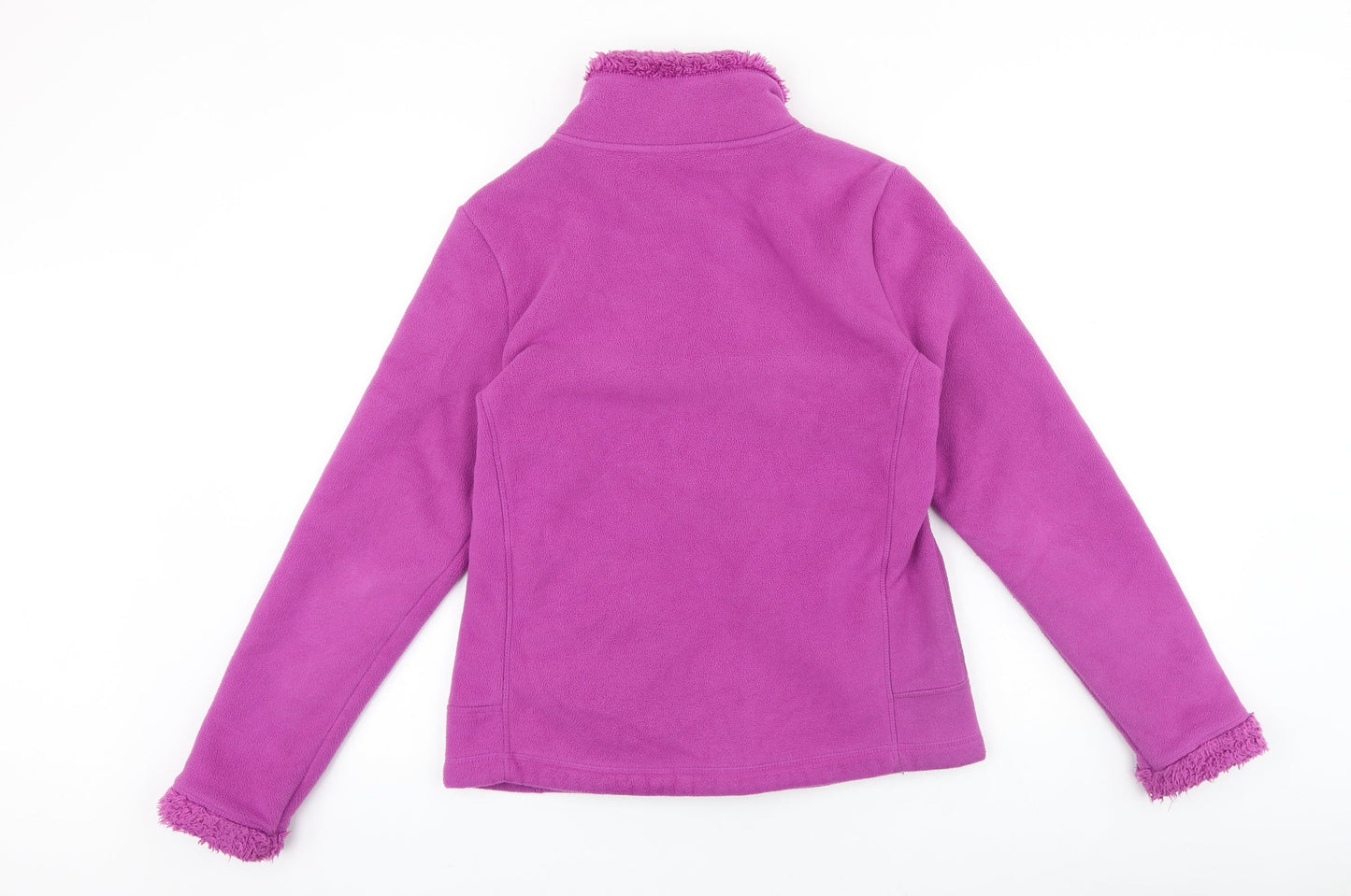 Marks & Spencer Womens Purple Jacket Size 10 Zip