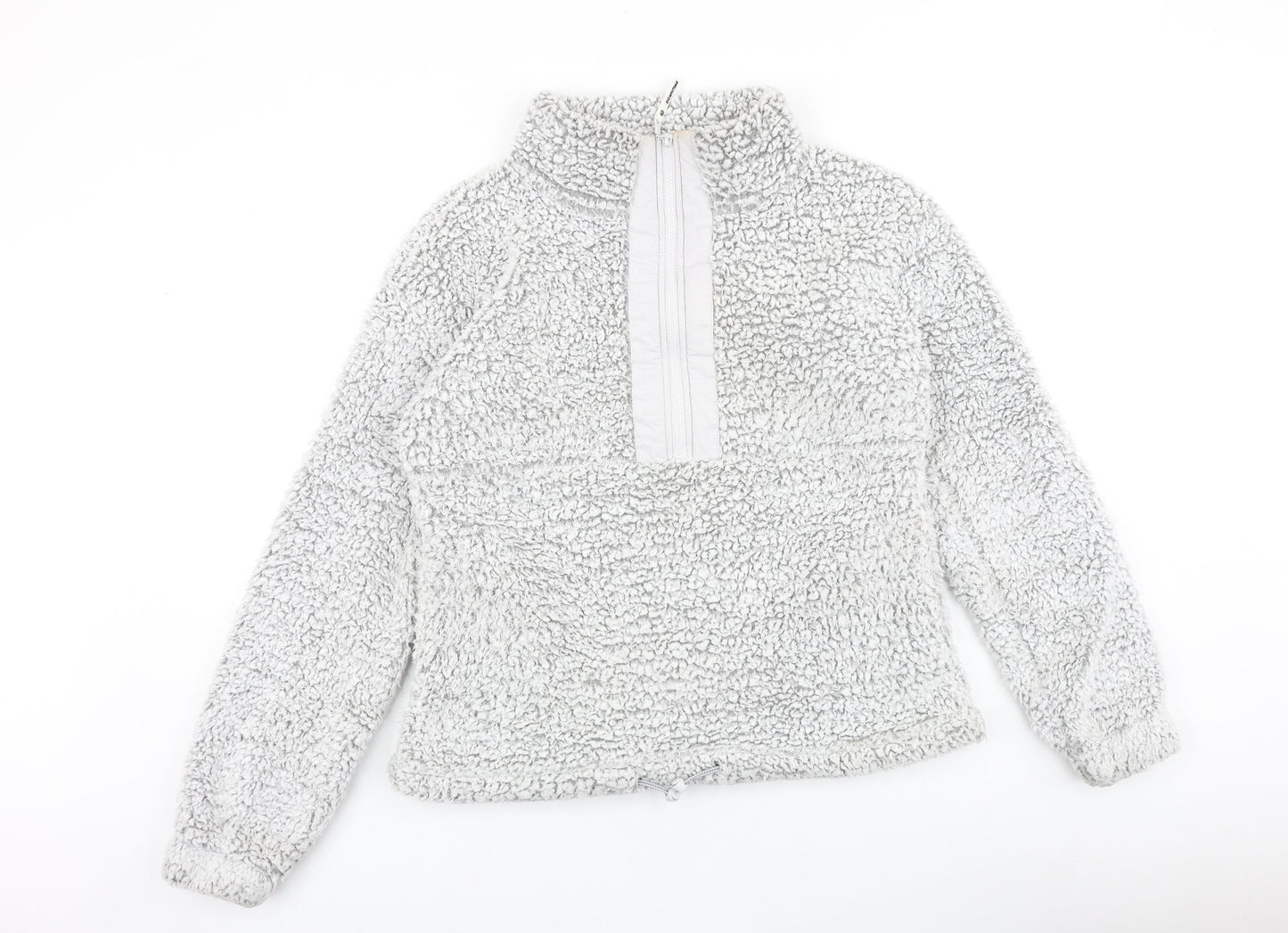 NEXT Womens Grey 100% Cotton Pullover Sweatshirt Size M Zip