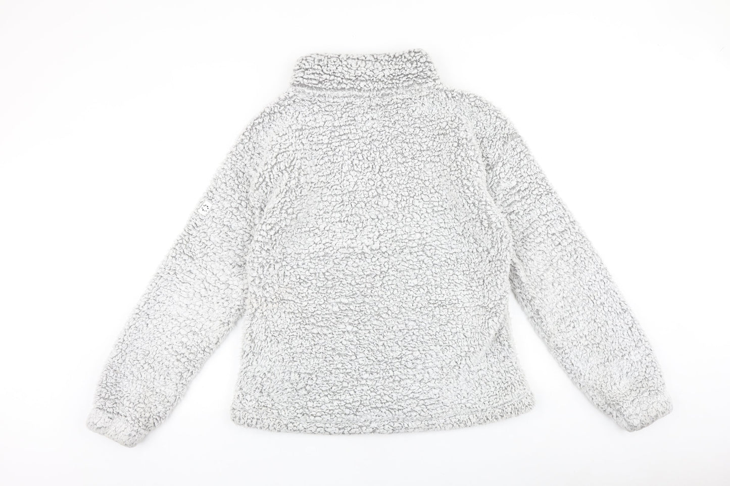 NEXT Womens Grey 100% Cotton Pullover Sweatshirt Size M Zip