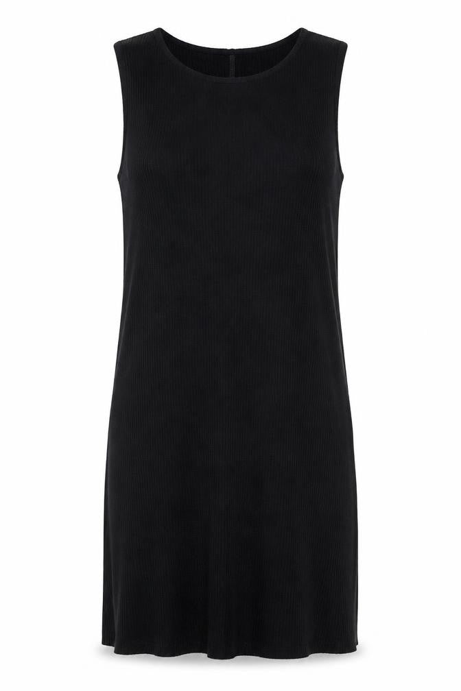 ASOS Womens Black Viscose A-Line Size 10 Round Neck Pullover