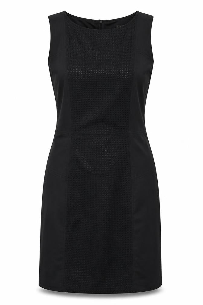 ORSAY Womens Black Polyester A-Line Size 12 Boat Neck Zip