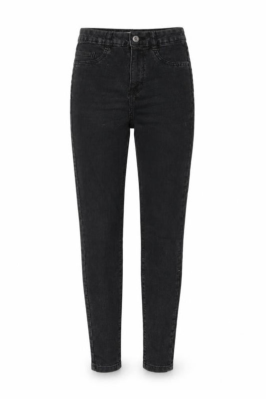 Pull&Bear Womens Black Cotton Skinny Jeans Size S L30 in Regular Button