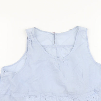 Atmosphere Womens Beige Cotton Basic Tank Size 14 Round Neck