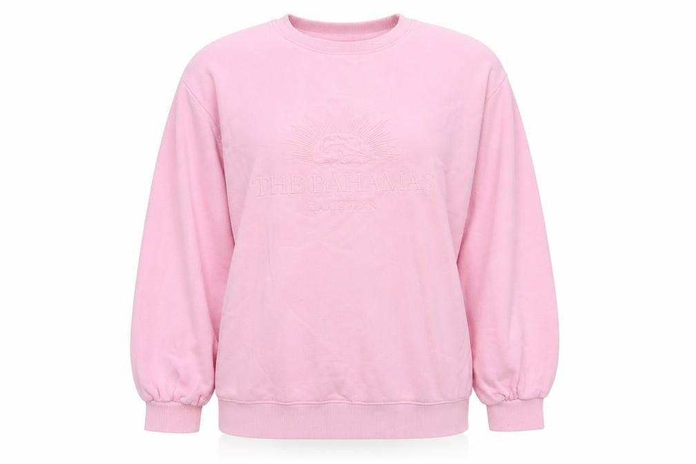 Threadbare Womens Pink Round Neck Cotton Pullover Jumper Size 12