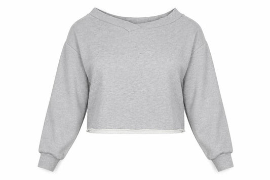 ASOS Womens Green V-Neck Cotton Pullover Jumper Size 8