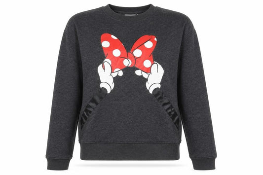 Primark Womens Grey Cotton Pullover Sweatshirt Size 2XS Pullover - Minnie Mouse