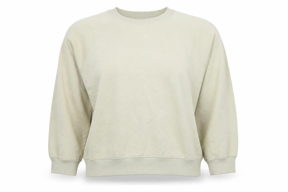 H&M Womens Beige Cotton Pullover Sweatshirt Size S Pullover