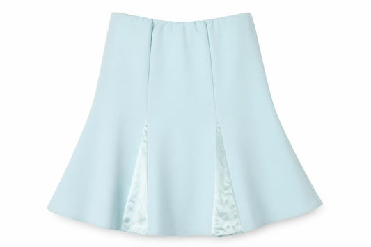 Klass Womens Blue Polyester Swing Skirt Size 14
